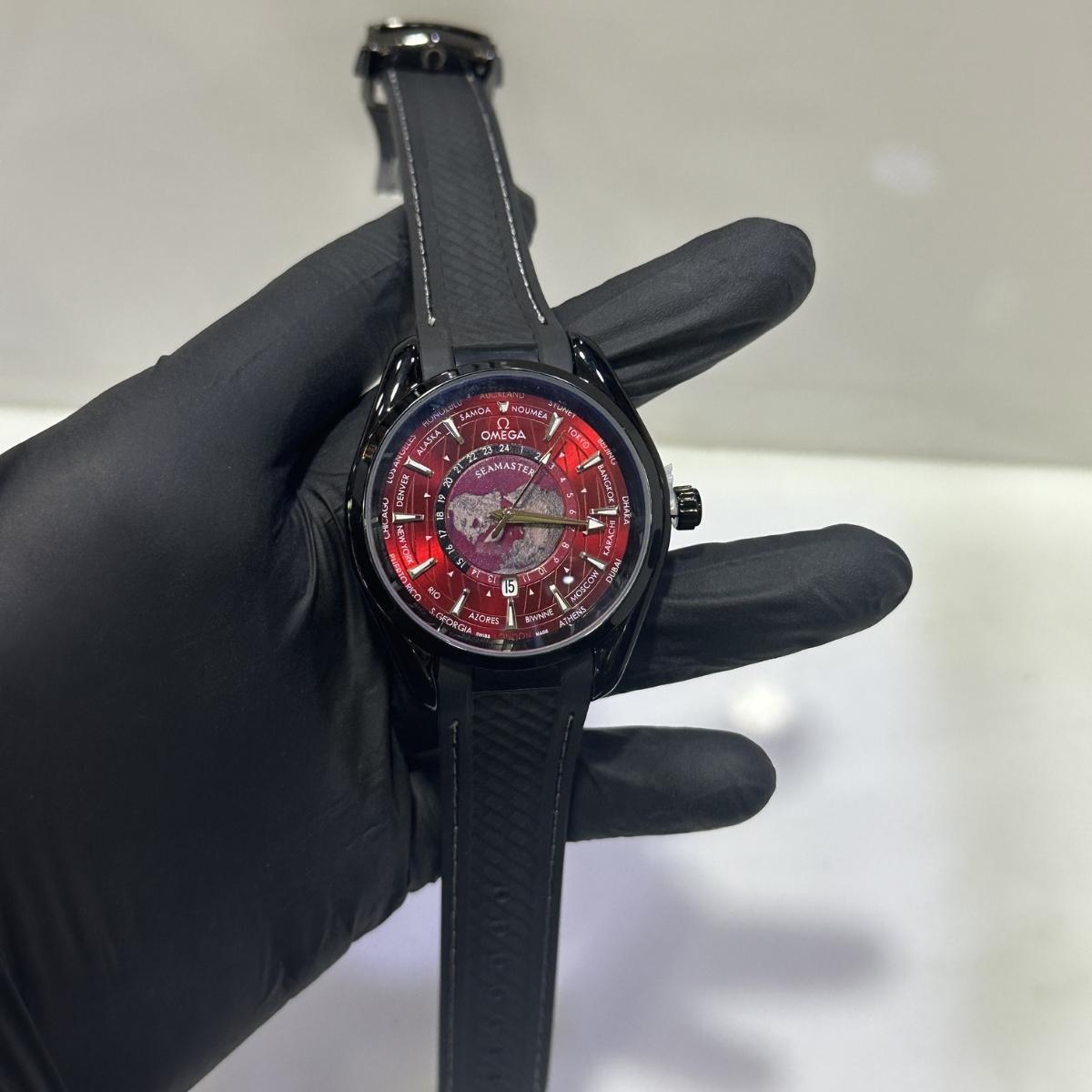 Omega Seamaster Red Dial