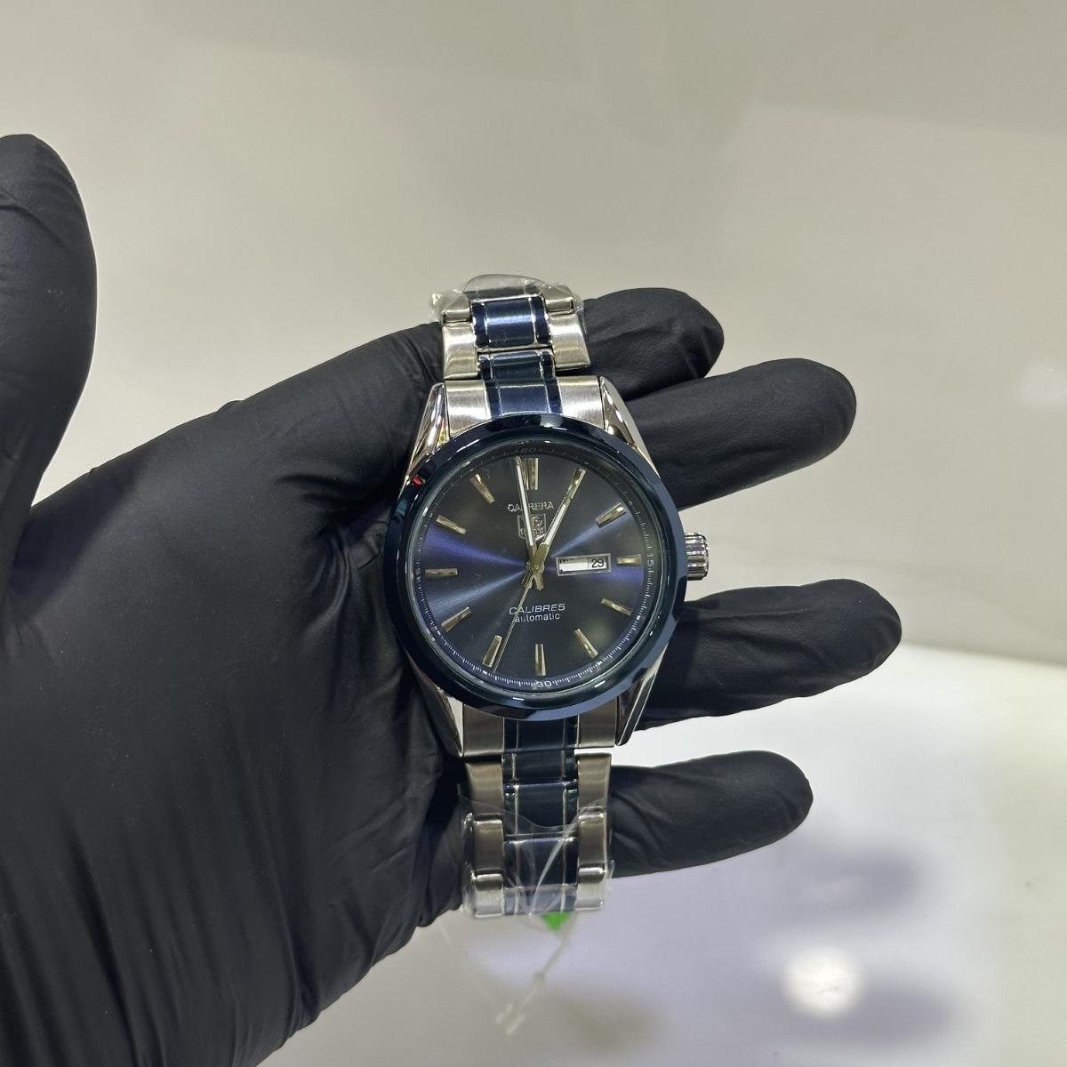 Tag Hever Blue Dial Two Tone