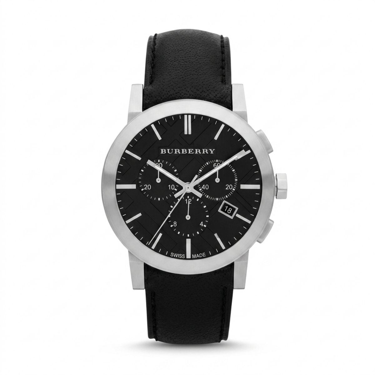 Burberry City Chronograph Black Dial Men's Watch (BU9381)