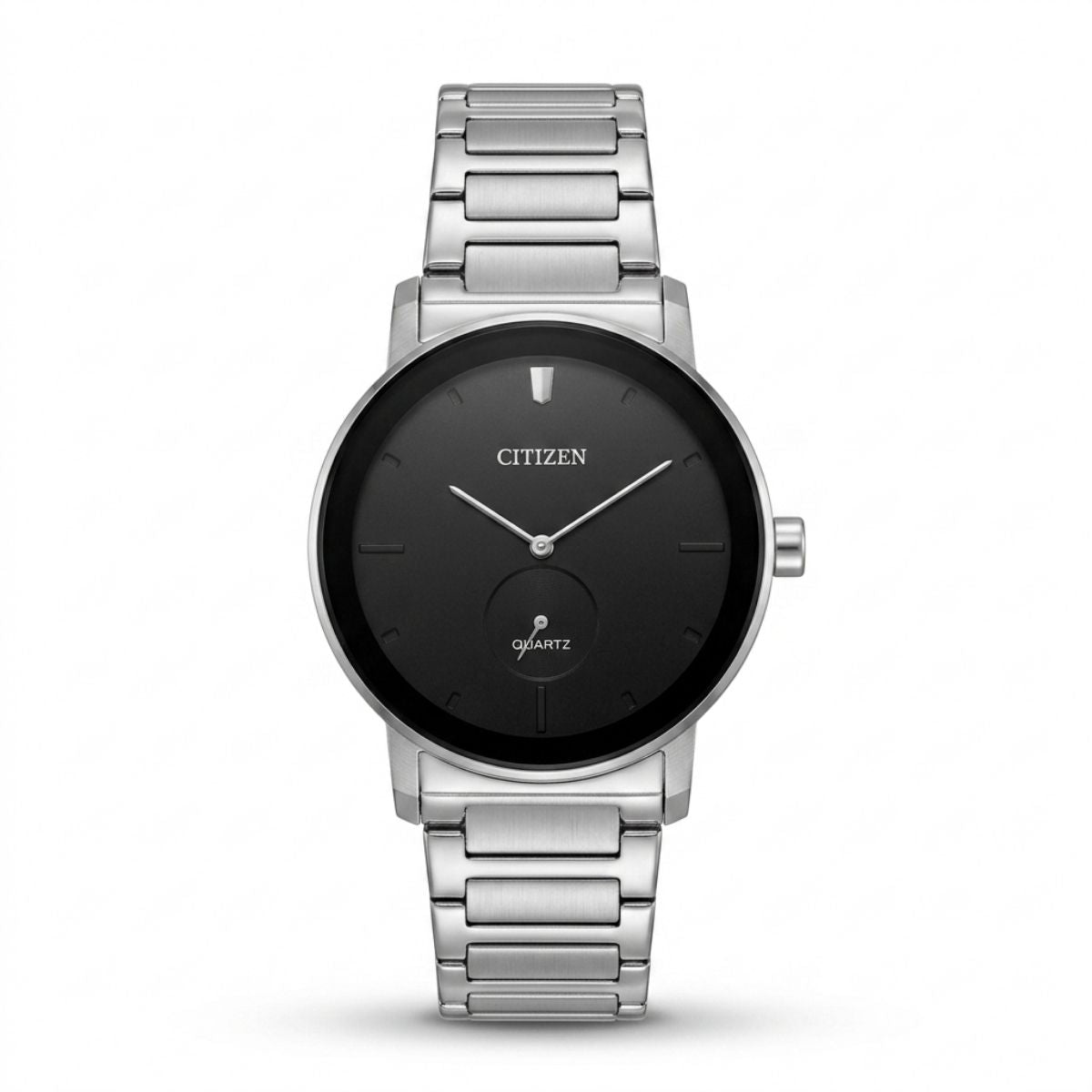 Citizen Minimalist Dress Black Dial Stainless Steel Men's Watch BE9180-52E