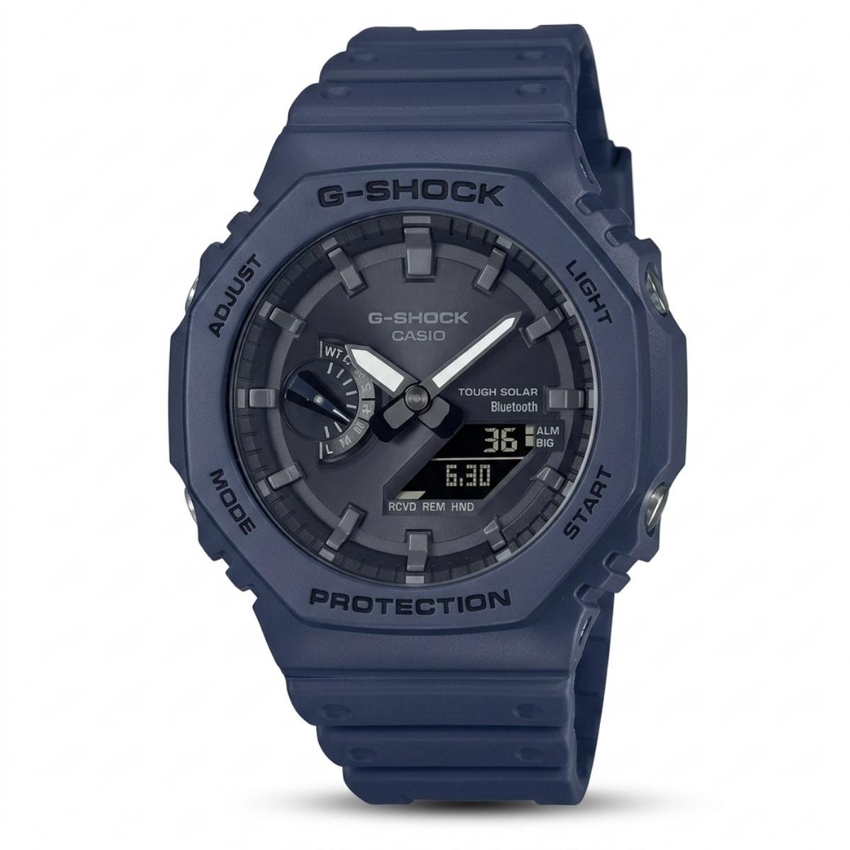 Casio G-Shock GA-B2100-2A Tough Solar Bluetooth Navy Watch