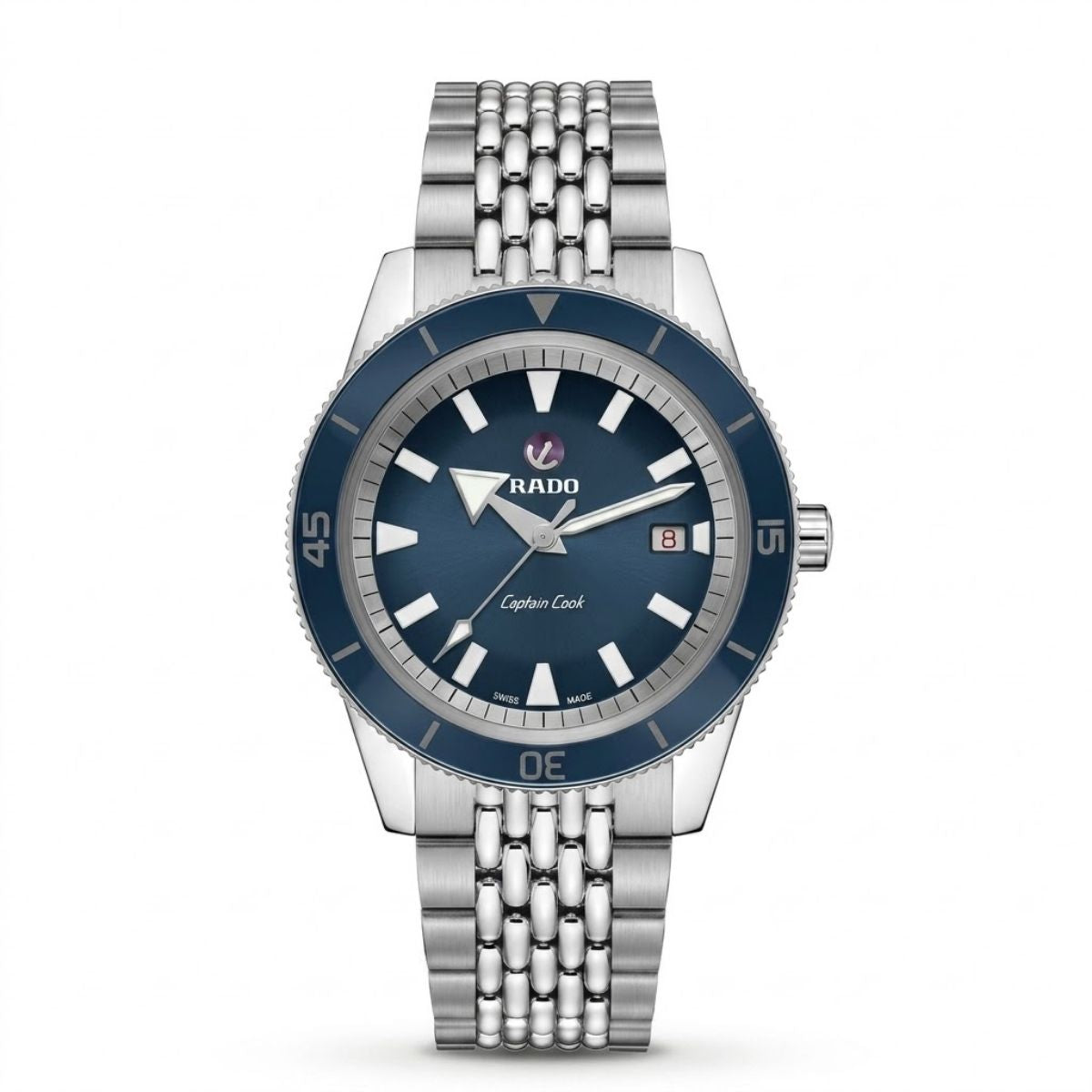 Rado Captain Cook|Silver Stainless Steel|Mens