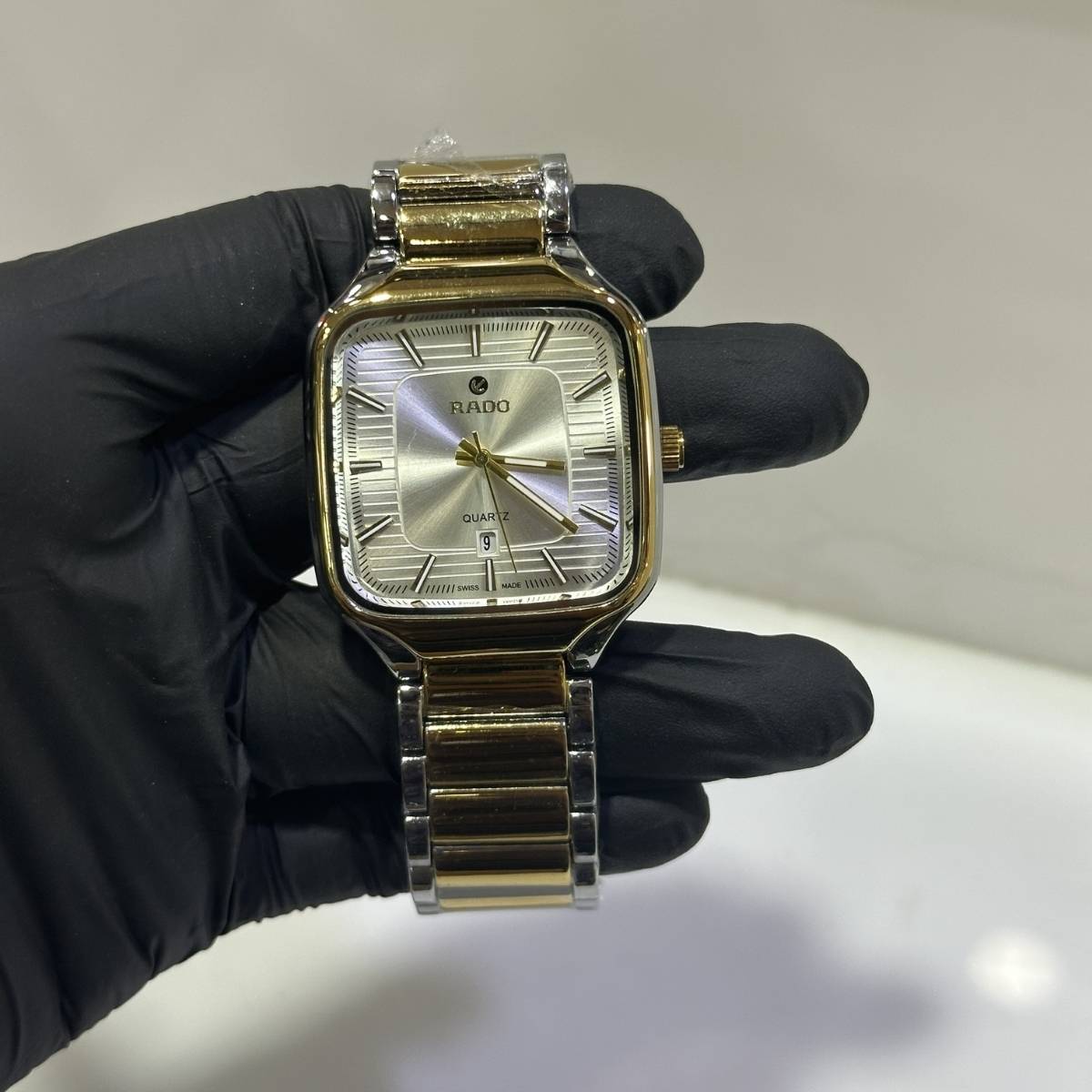 Rado Square Quartz Two Tone