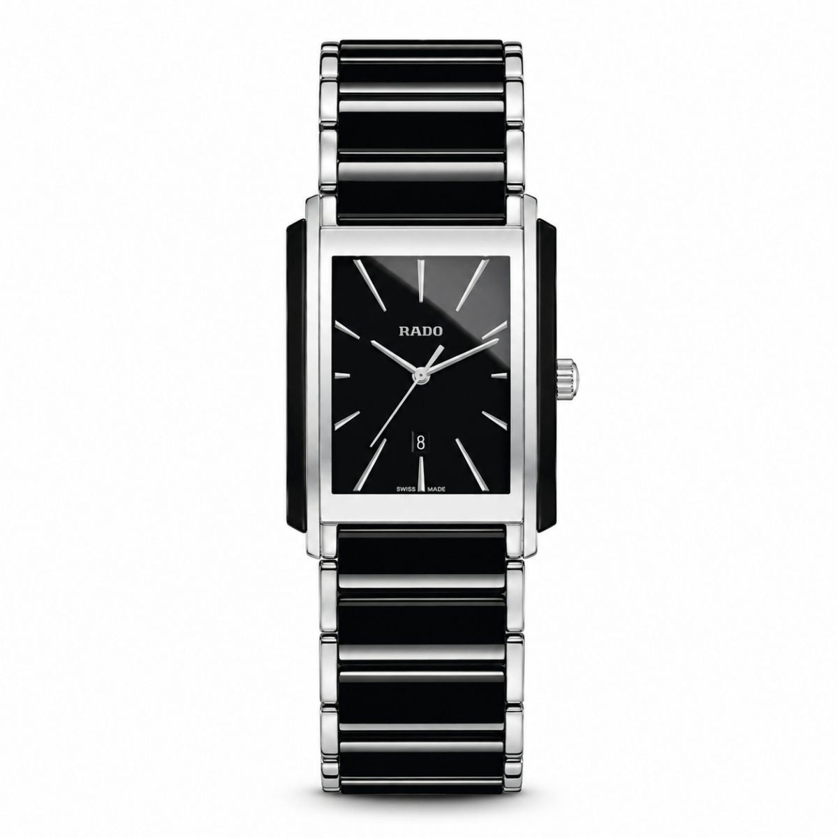 Rado Integral Black Dial High-Tech Ceramic Quartz Watch R20963152
