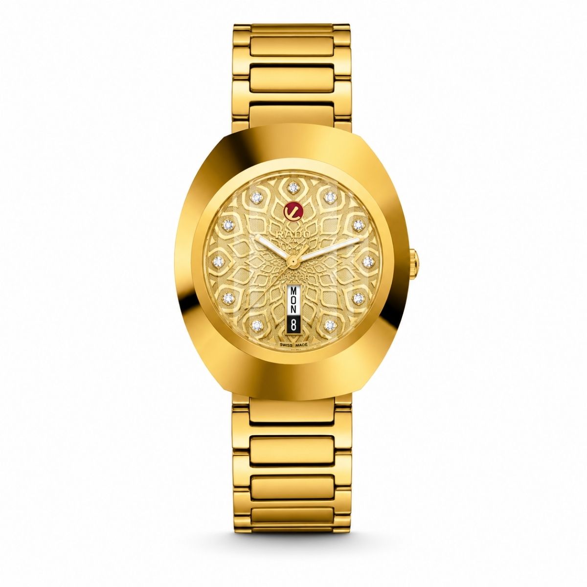 Rado DiaStar Original R12161643 Gold Dial Automatic Swiss Men's Watch
