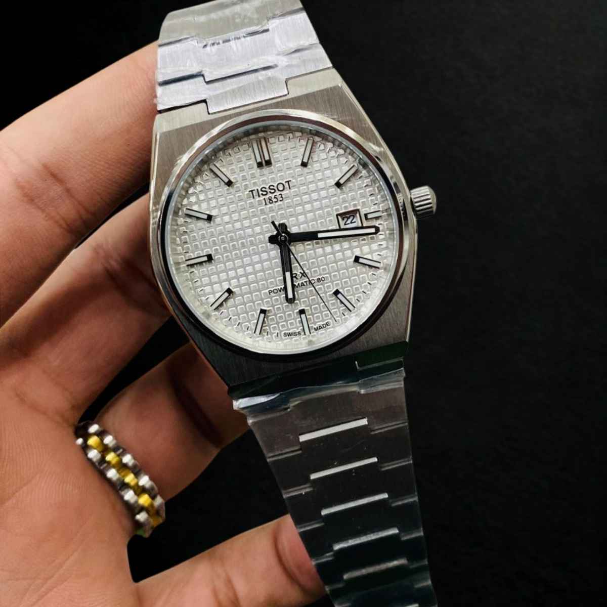 Tissot Prx Powermatic|Stainless Steel|White Dial|