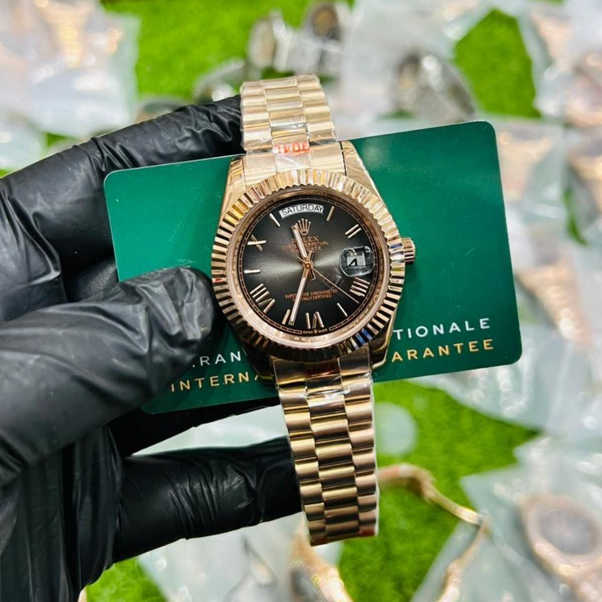 Rolex Day-Date|Rose Gold|Ombre Dial|