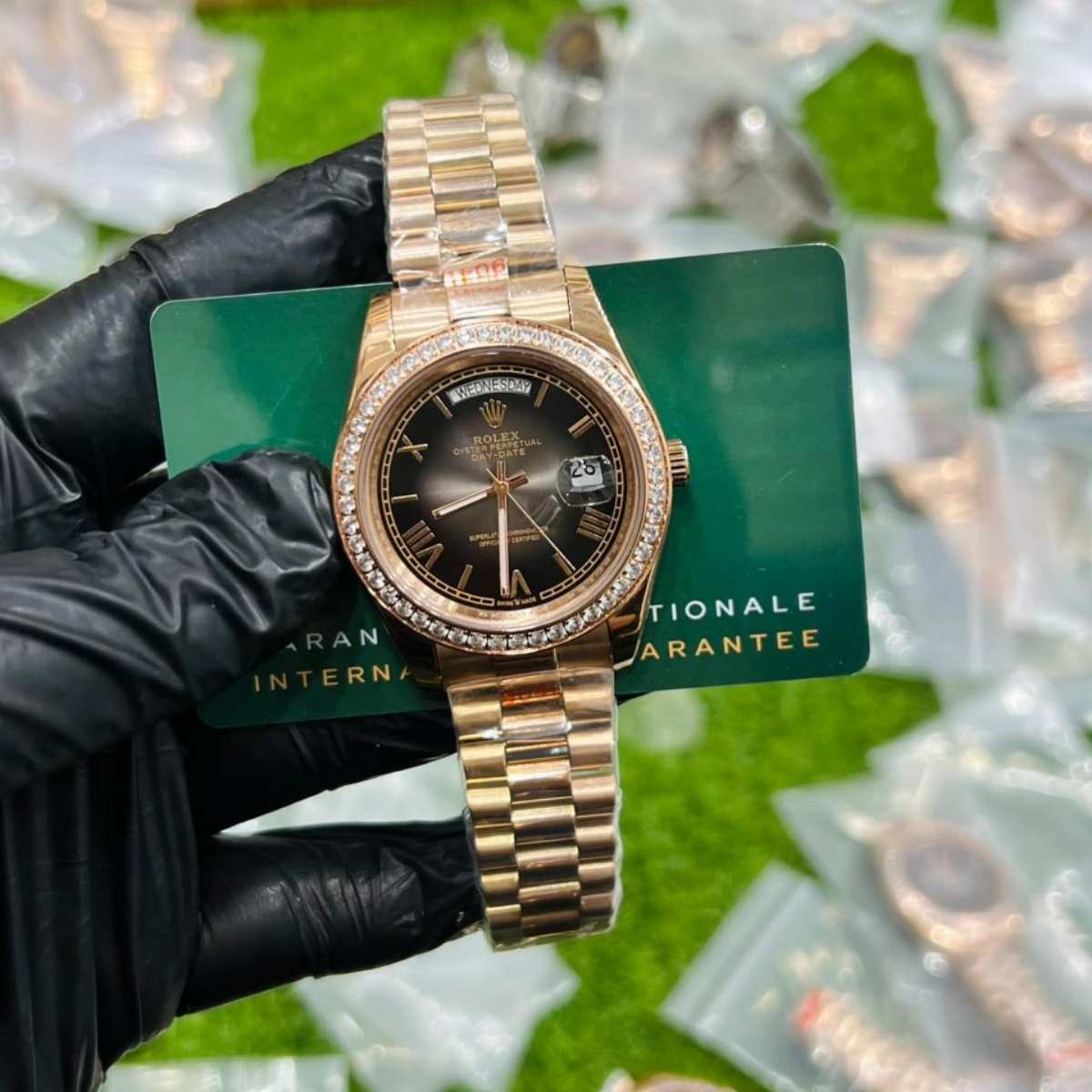 Rolex Day-Date|Rose Gold|Ombre Dial|