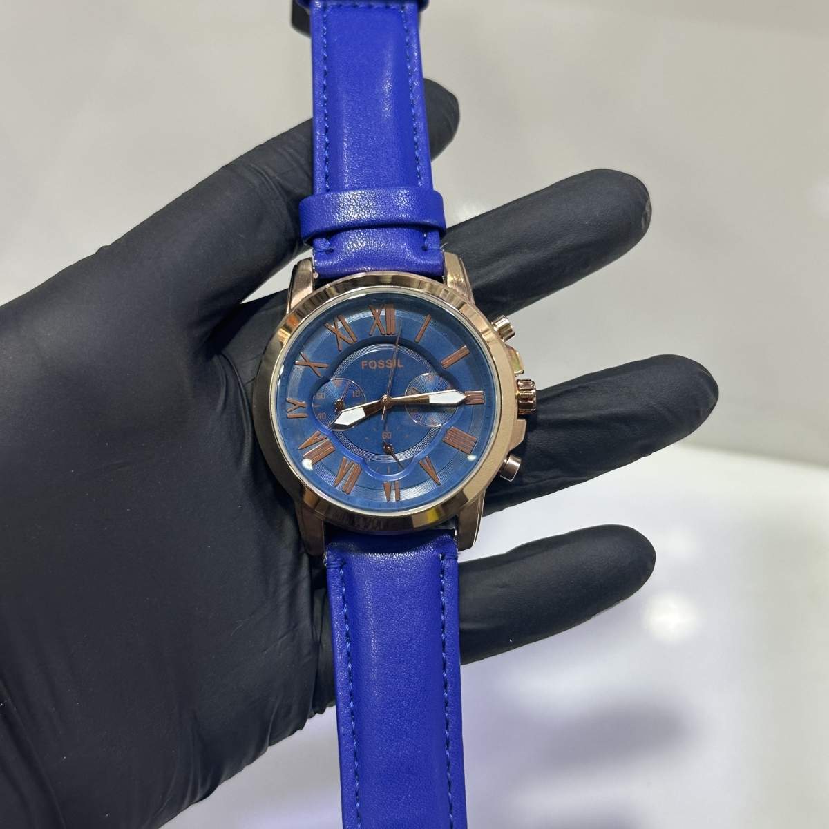 Fossil Chronograph Blue Dial
