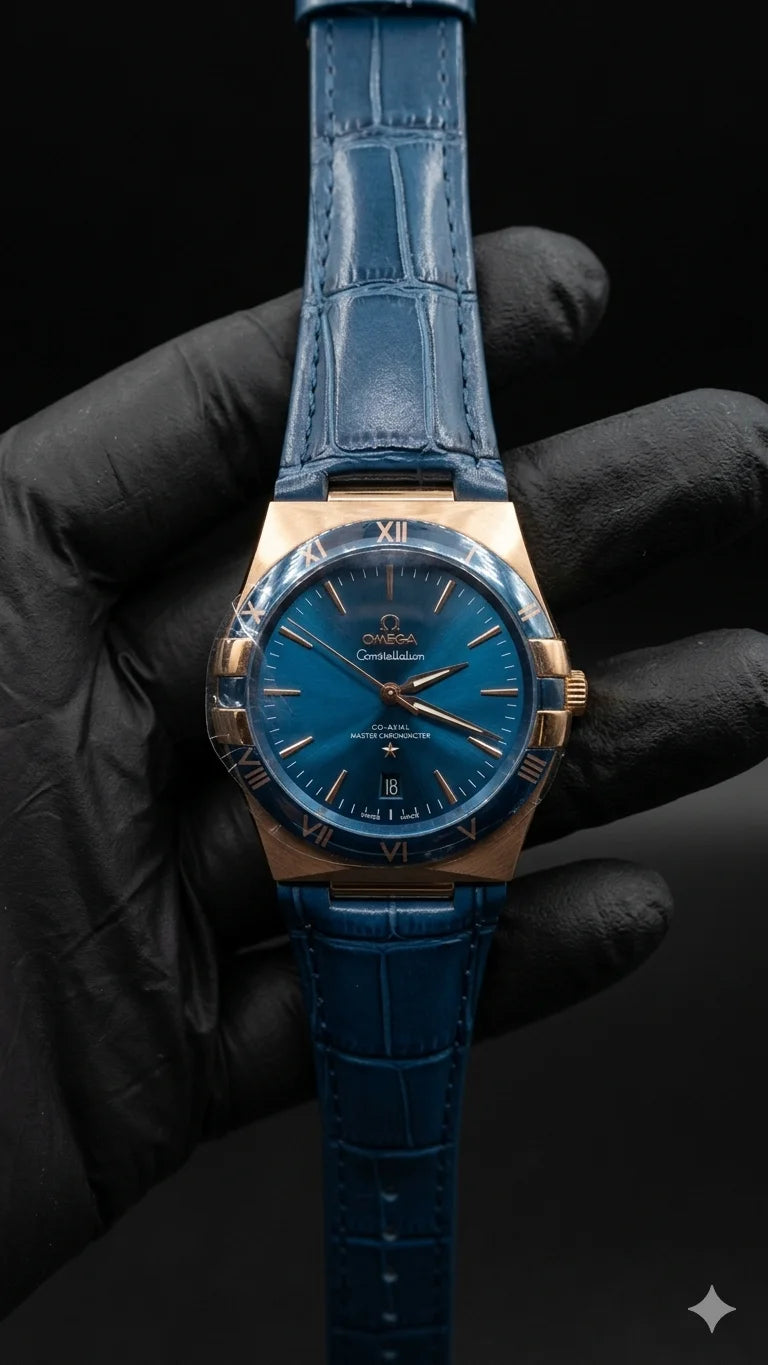 Omega Constellation|Blue Dial|