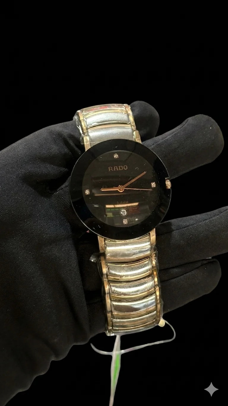 Rado Jubliee|Rose Gold|Black Dial|