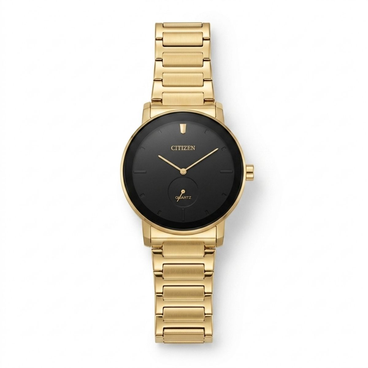 Citizen Minimalist Dress Black Dial Gold-Tone Men's Watch BE9182-57E