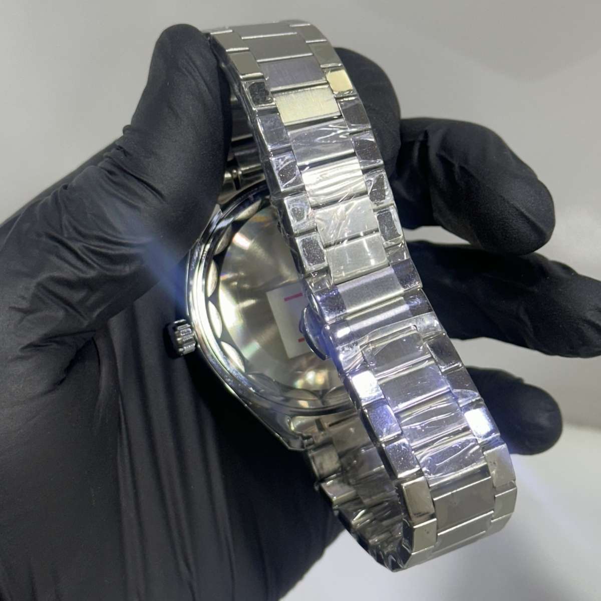 Omega Seamaster Black Dial Silver Body