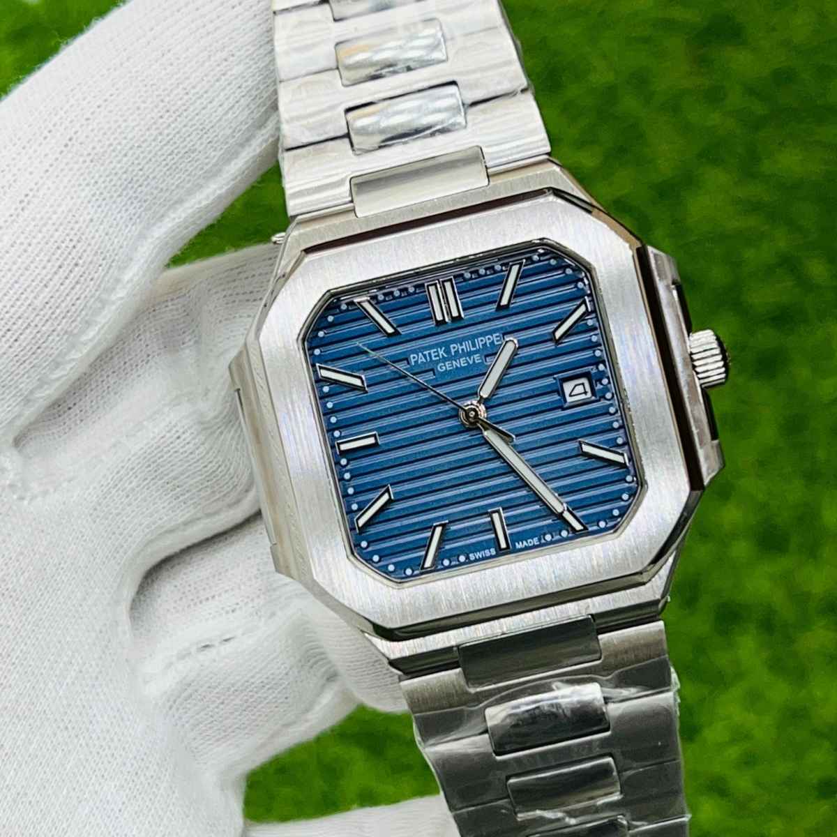 Patek Philippe Cubitus Stainless Steel Navy Dial