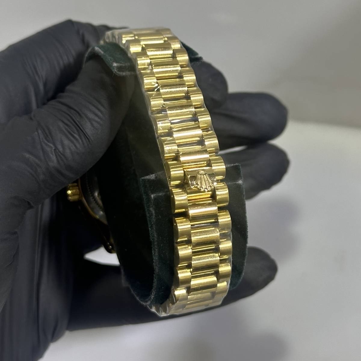 Rolex Womens Gold Body Blue Dial