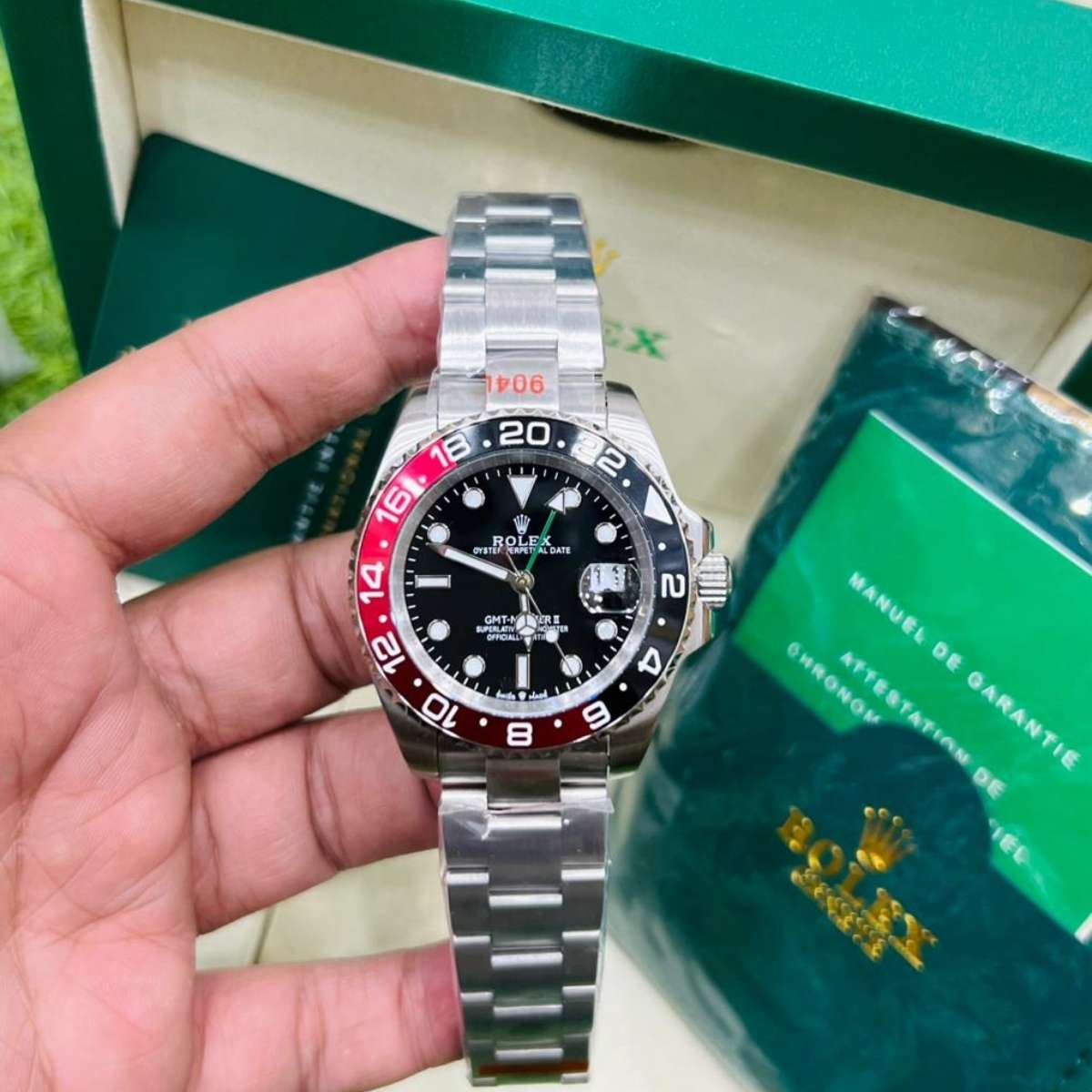 Rolex GMT-Master II  Red-Black Bezel Black Dial