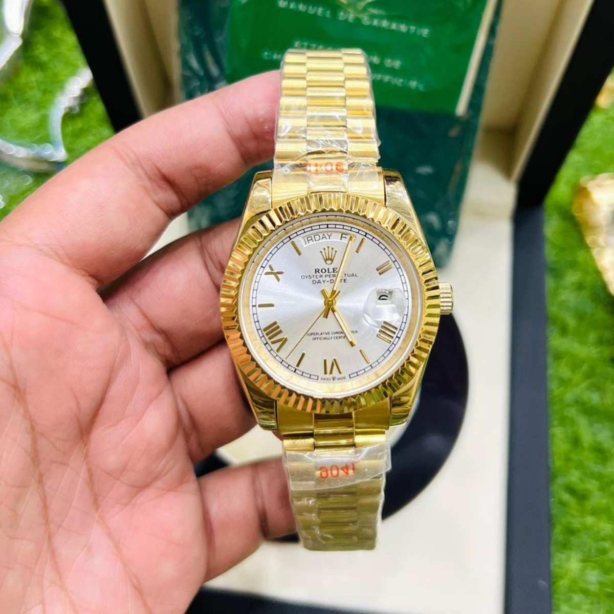 Rolex Day-Date|Rose Gold|White Dial|
