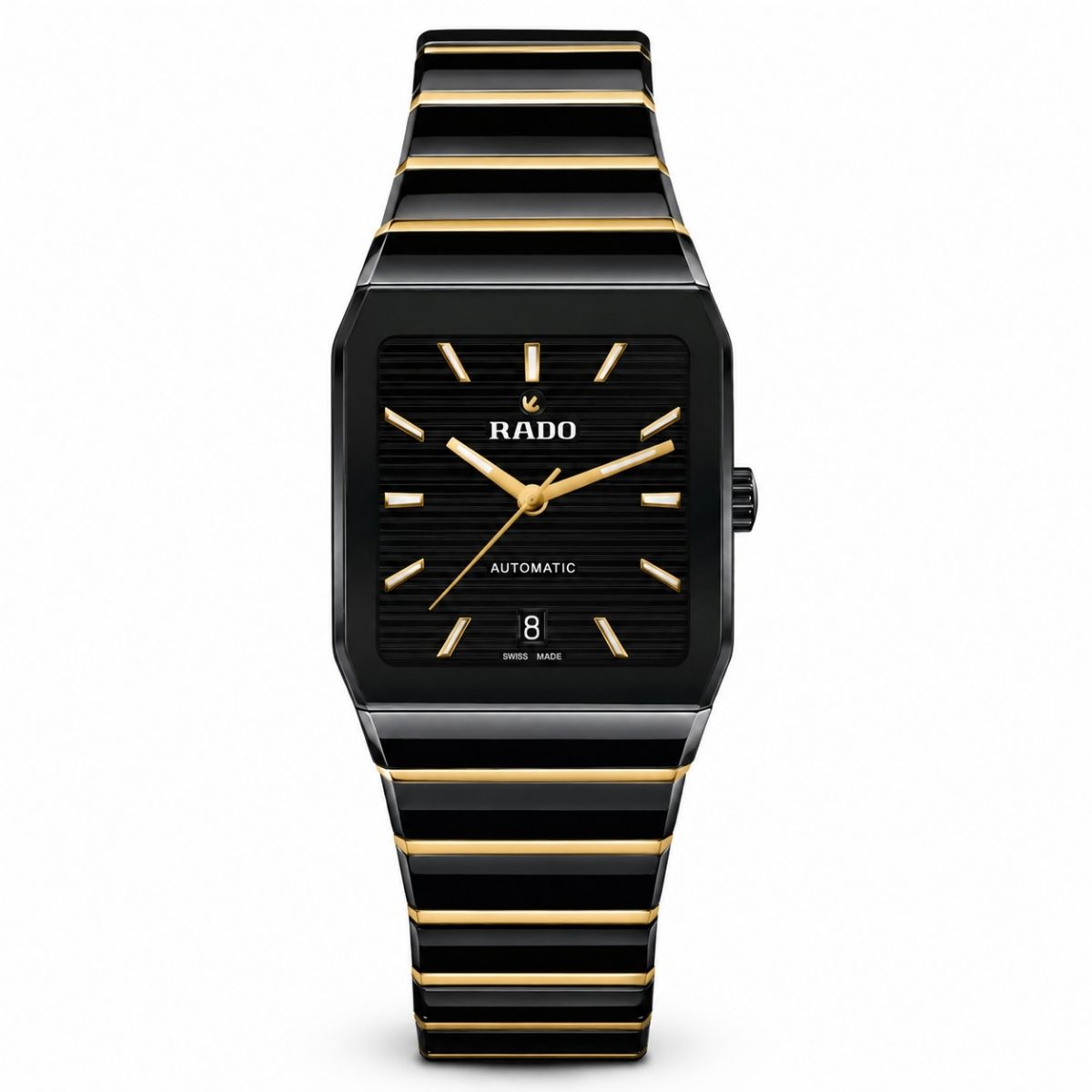Rado Anatom Automatic Black Dial Two-Tone Ceramic Unisex Watch R10200152